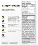 Simply Protein Snack Bar - Dark Chocolate Almond 12 pack x 40g - - Bars