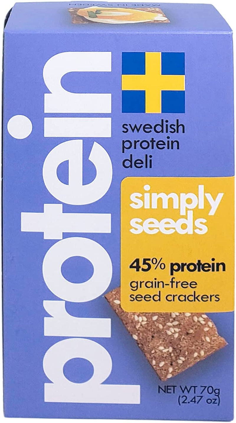 Swedish Protein Deli Grain-Free Crackers Simply Seeds / 70g