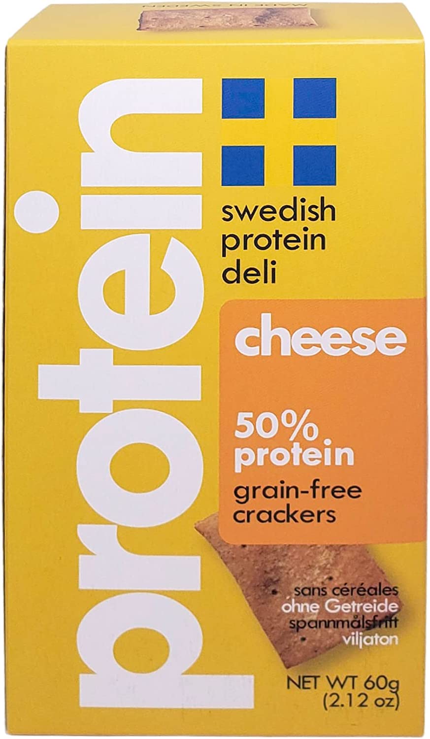 Swedish Protein Deli Grain-Free Crackers Cheese / 60g