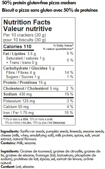 Swedish Protein Deli Grain-Free Crackers Pizza / 60g