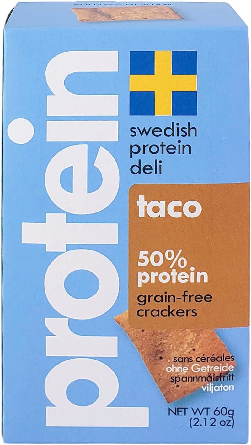 Swedish Protein Deli Grain-Free Crackers Taco / 60g