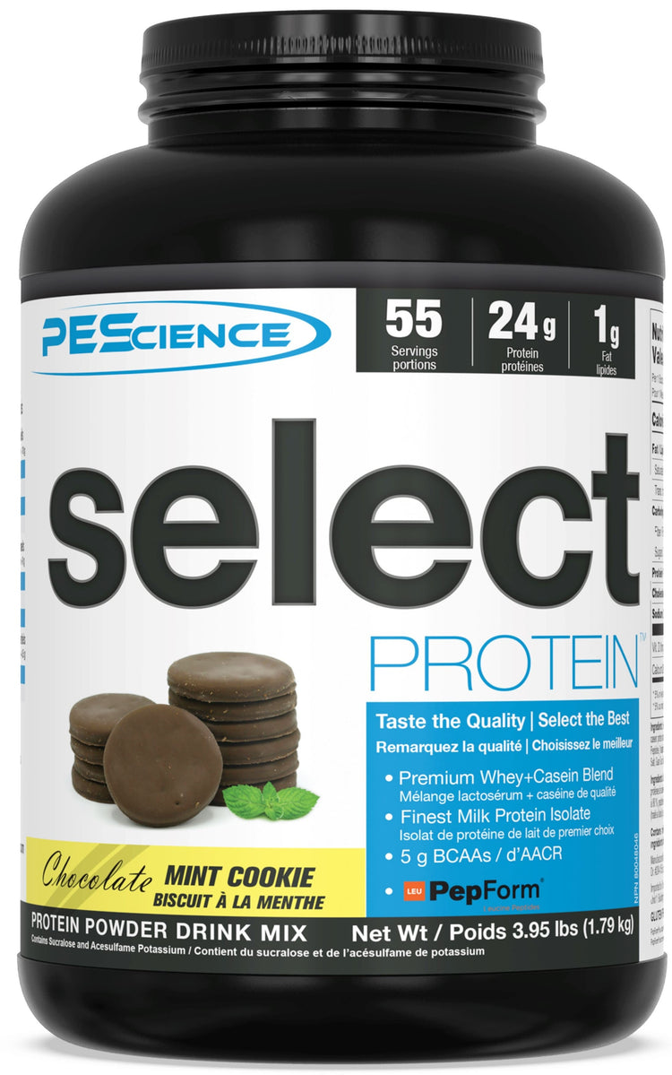PEScience Select Protein Chocolate Mint Cookie, 55 Servings, SNS Health, Sports Nutrition