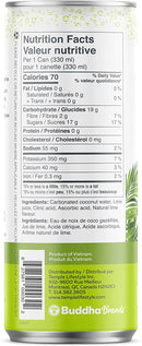Thirsty Buddha Sparkling Coconut Water - Lime 12-pack - Coconut Water