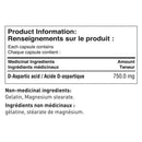 Tested Nutrition D-Aspartic - 120 capsules - Amino Acids