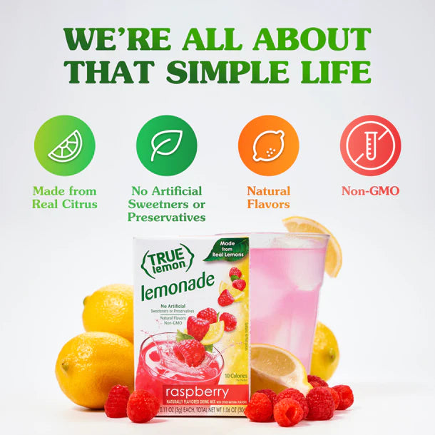 True Citrus Lemonade Raspberry / 10ct