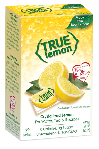 True Citrus Packets - Lemon 32ct - Hydration Mix