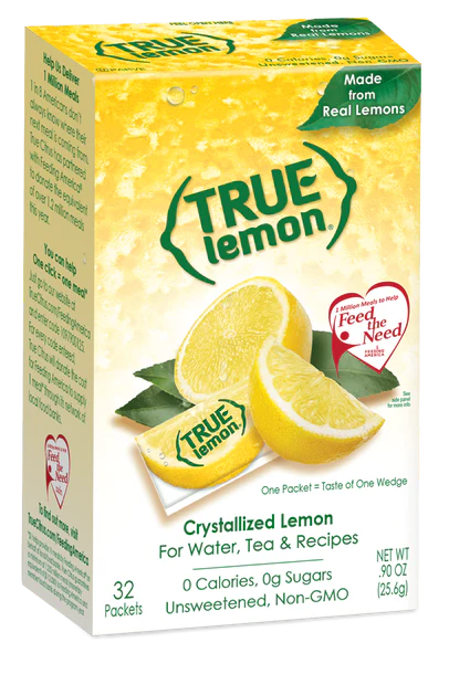 True Citrus Packets Lemon / 32ct