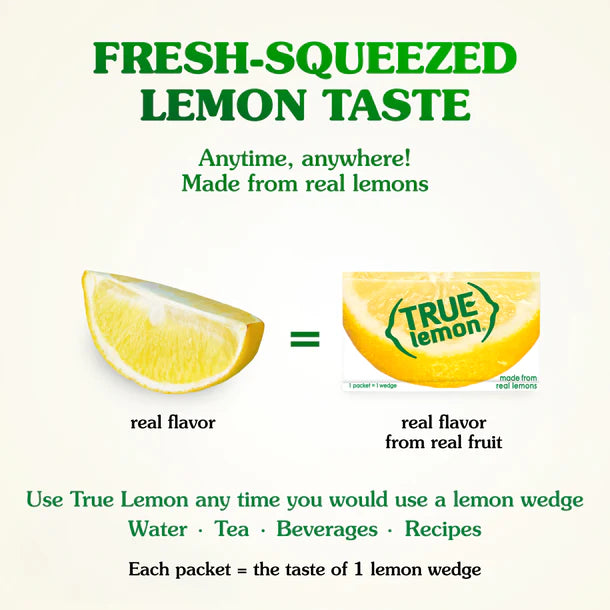 True Citrus Packets Lemon / 32ct