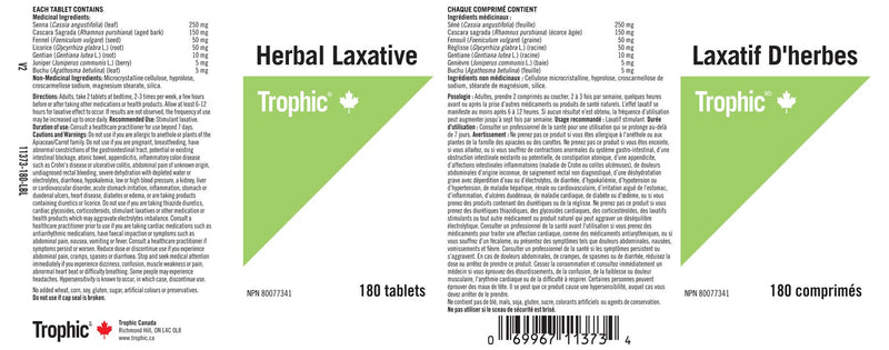 Herbal Laxative 180 Tablets