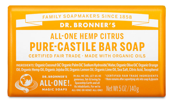 Dr. Bronner's Pure-Castile Bar Soap