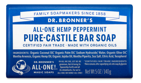 Dr. Bronner's Pure-Castile Bar Soap