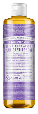Dr. Bronner's Pure-Castile Soap Liquid - Lavender 473ml - Body care