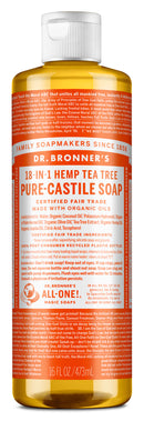 Dr. Bronner's Pure-Castile Soap Liquid - Tea Tree 473ml - Body care