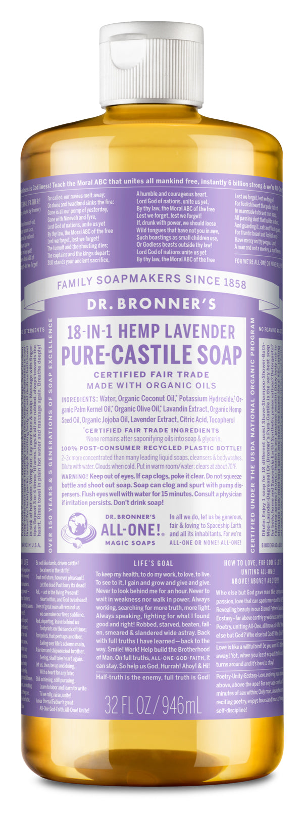 Dr. Bronner's Pure-Castile Soap Liquid