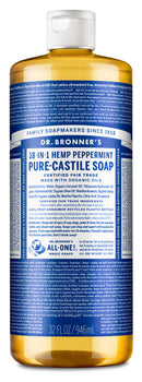 Dr. Bronner's Pure-Castile Soap Liquid - Peppermint 946ml - Body care