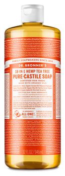 Dr. Bronner's Pure-Castile Soap Liquid - Tea Tree 946ml - Body care