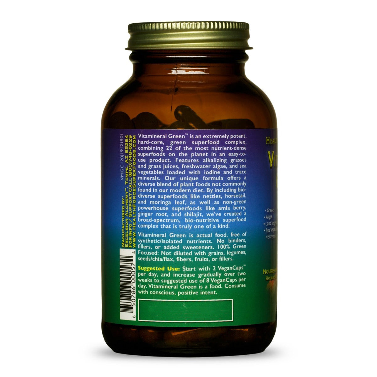 HealthForce SuperFoods – Vitamineral Green – Vollwert-Getränkemischung
