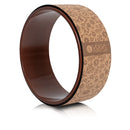 Yoga Design Lab Yoga Cork Wheel Floral - 32 cm x 13 cm Sand - Yoga Wheel