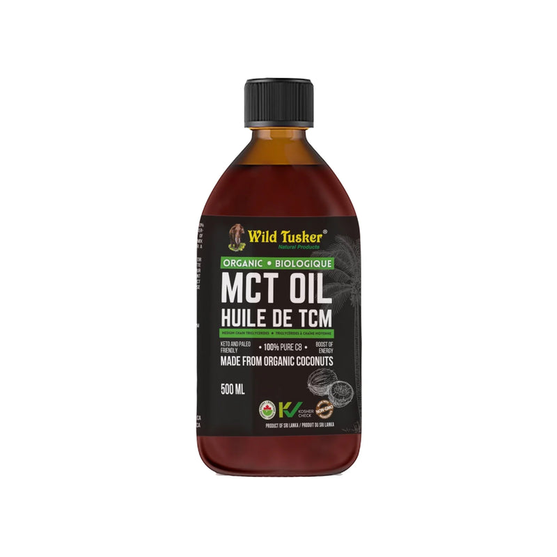 Wild Tusker Organic MCT Oil (100% C8) 500ml