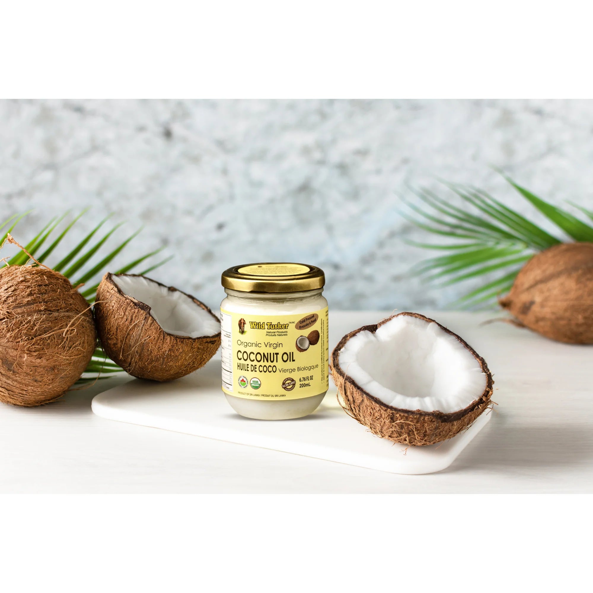 Wild Tusker Organic Virgin Coconut Oil 200ml