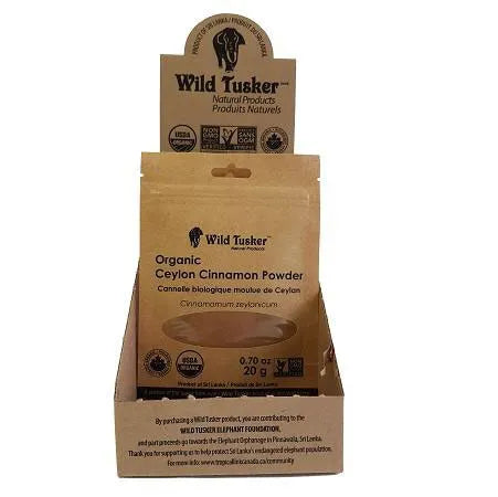 Wild Tusker Organic Cinnamon Powder / 12x20g