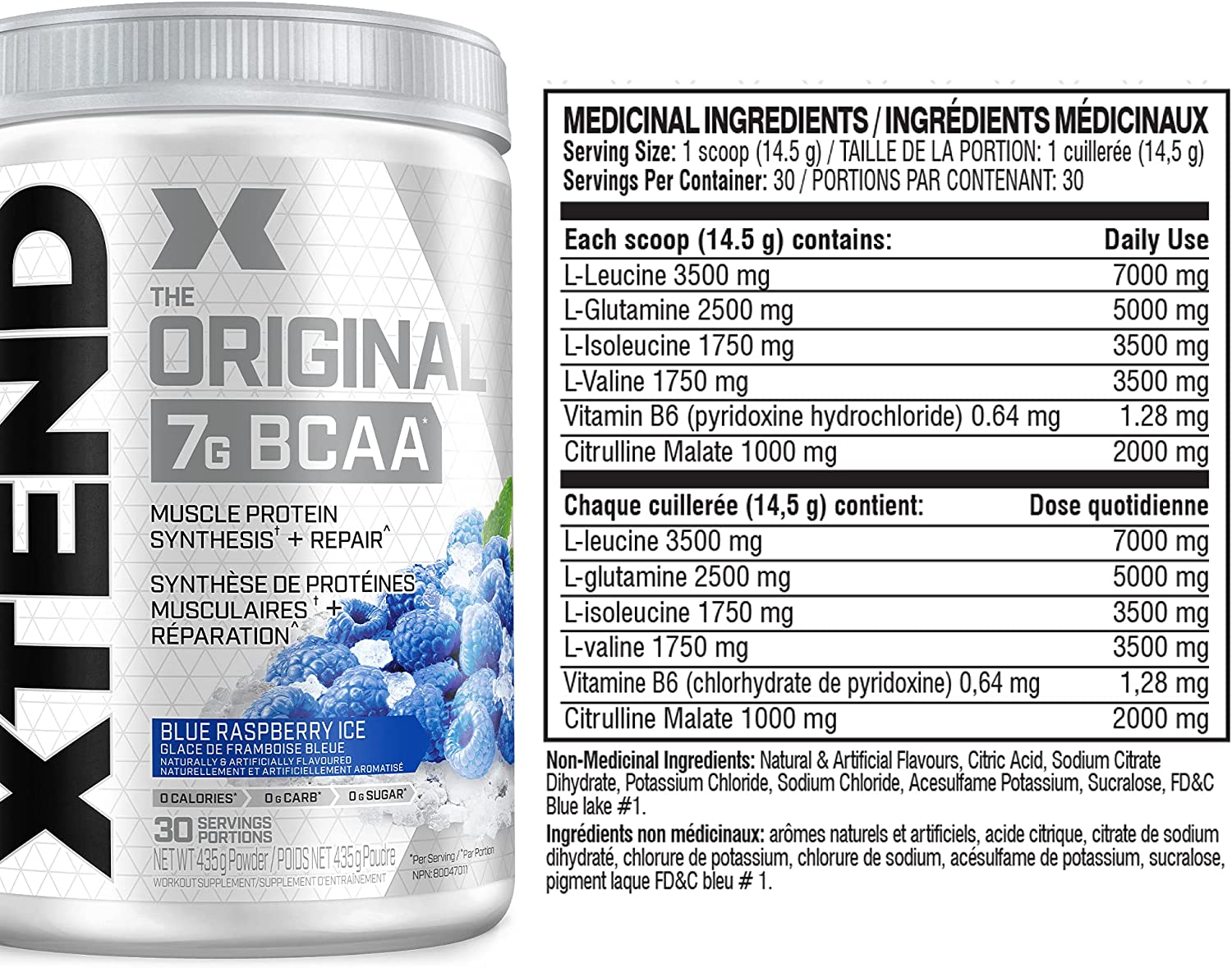 XTEND Original BCAA 30srv / Blue Raspberry Ice