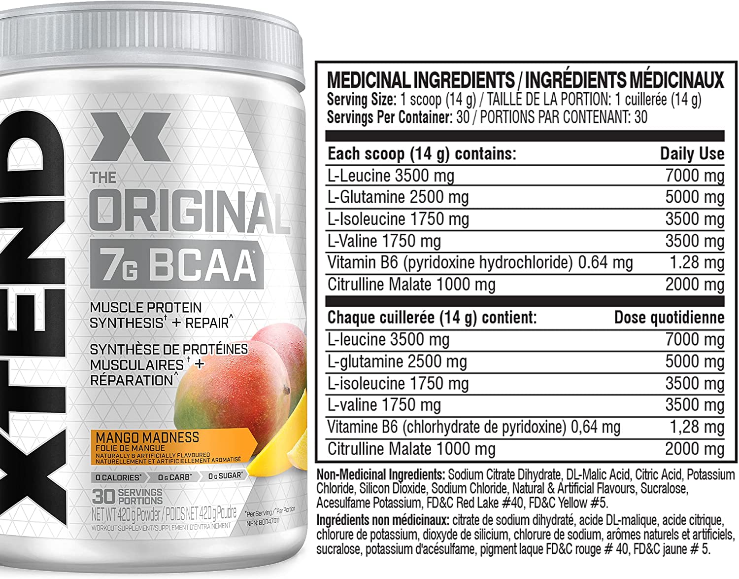 XTEND Original BCAA 30srv / Mango Madness