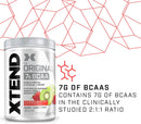 XTEND Original BCAA powder - Strawberry Kiwi Splash 30 servings - Amino Acids