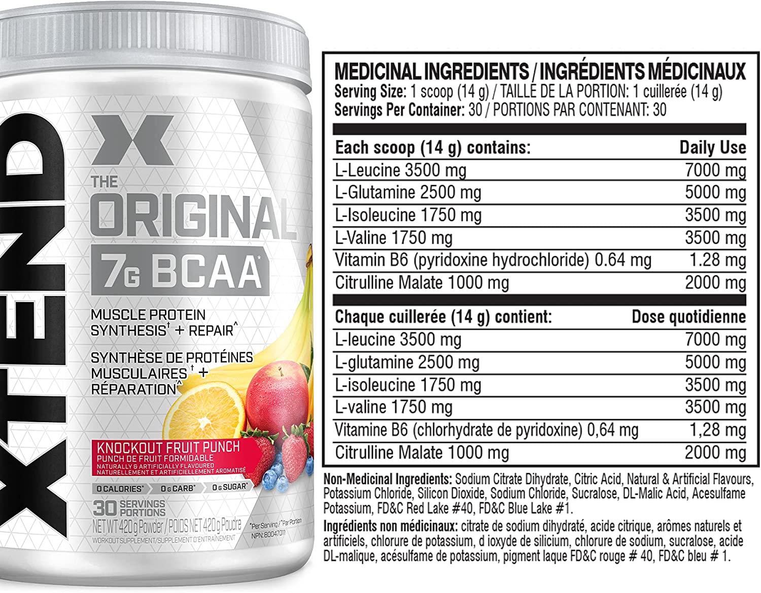 XTEND Original BCAA 30srv / Knockout Fruit Punch