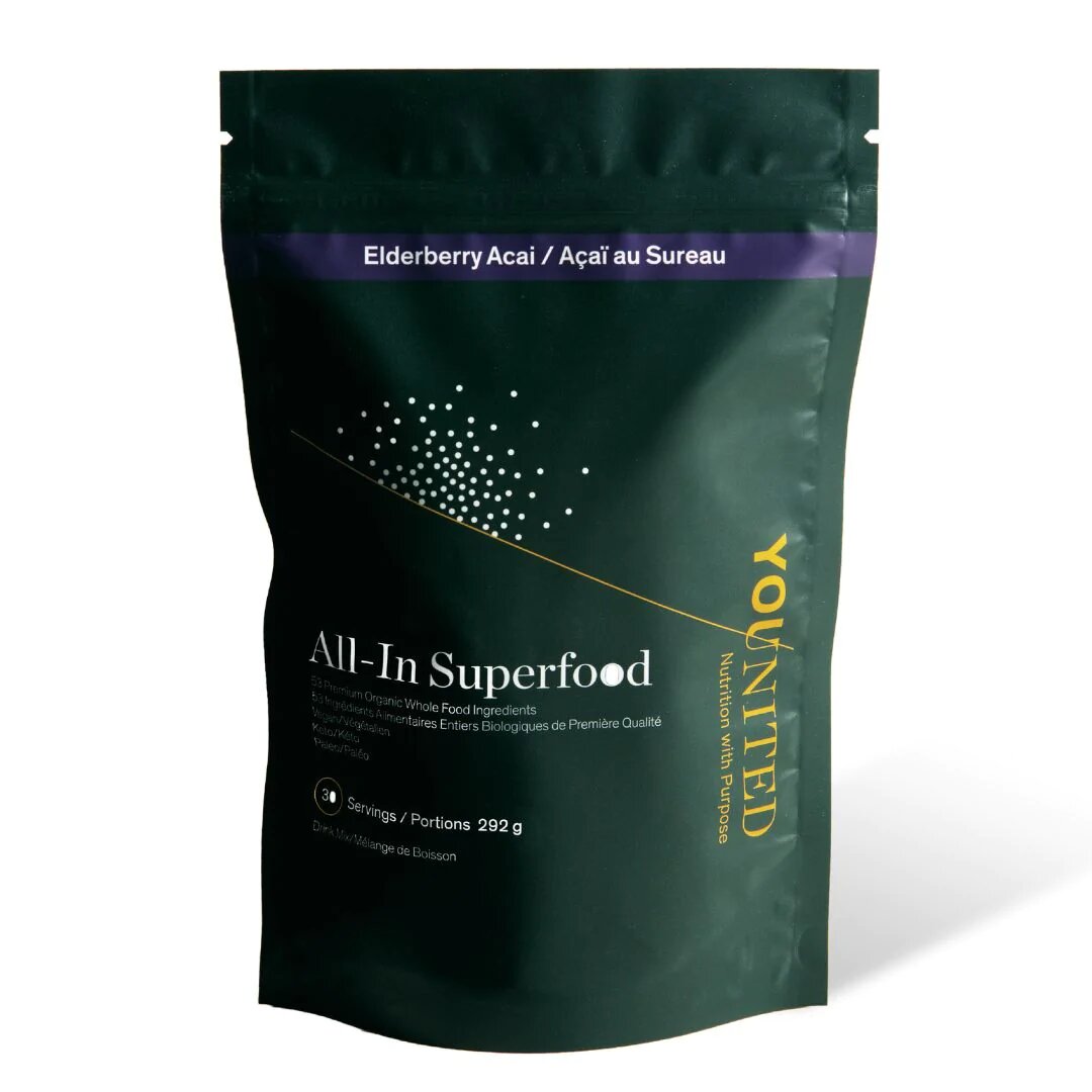 Younited All-In Superfood 30 Servings / Elderberry Acai