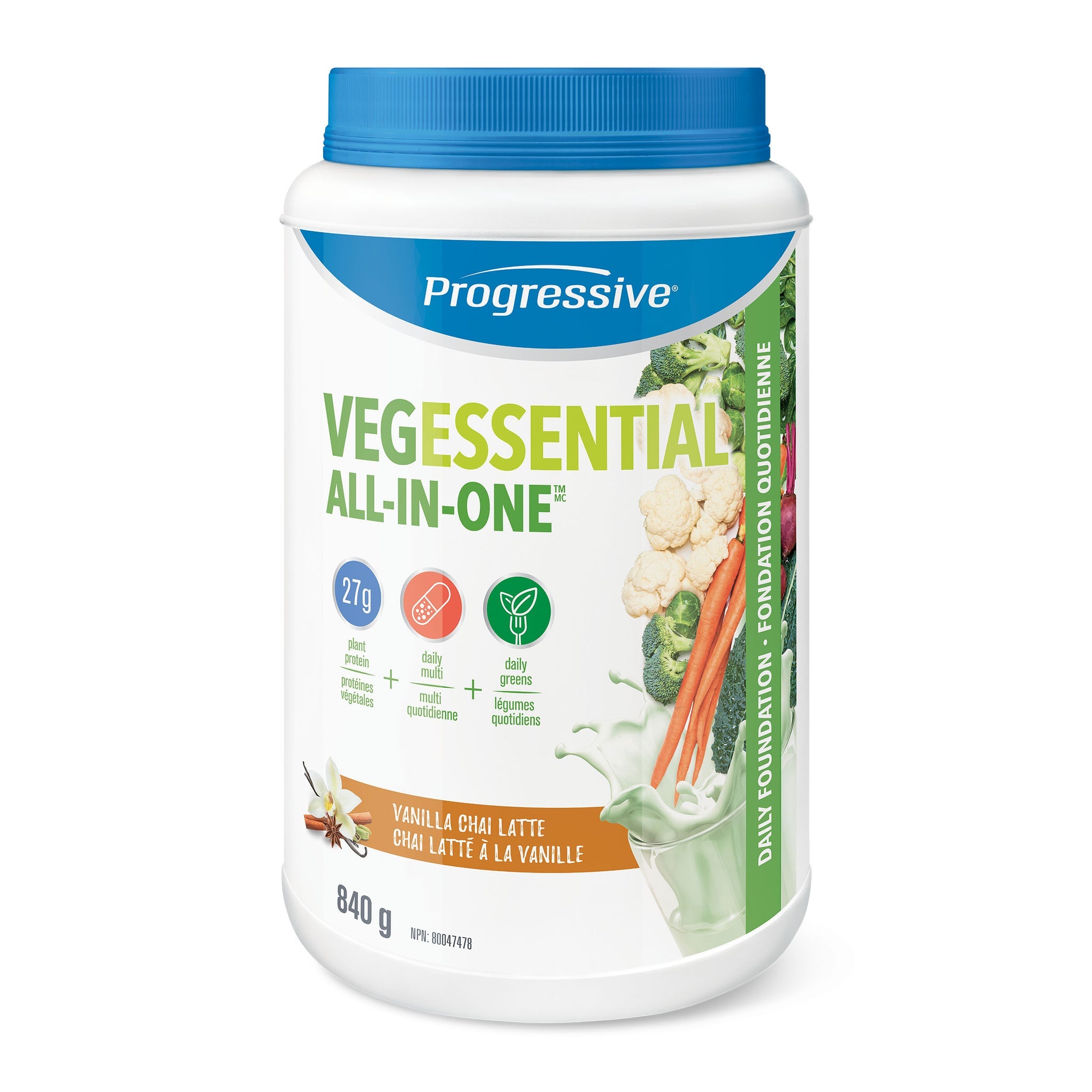 Progressive VegEssential - Unflavoured 840g - All in One