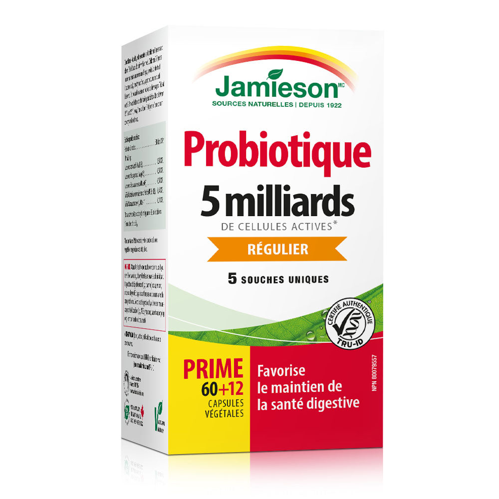 Jamieson Probiotic 5 Billion Regular Strength