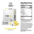 Genius Gourmet KETO Bars - Iced Lemon Cake 12 Bars - Bars