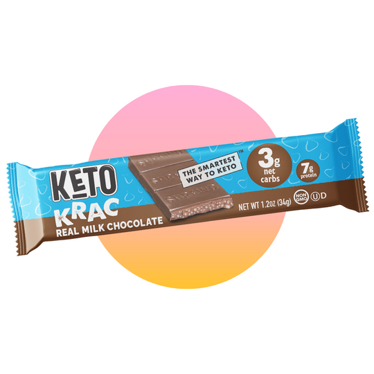 Shrewd Food Keto Krac Bars - Keto Krac Milk Chocoloate 34g - Chocolate